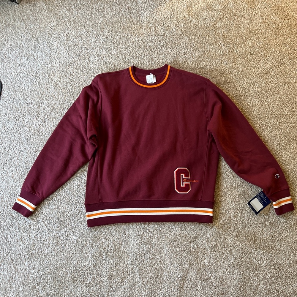 [BRAND NEW] Champion Varsity Crewneck (Large)